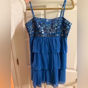 BCBGMaxAzria Cobalt Blue Cocktail Dress